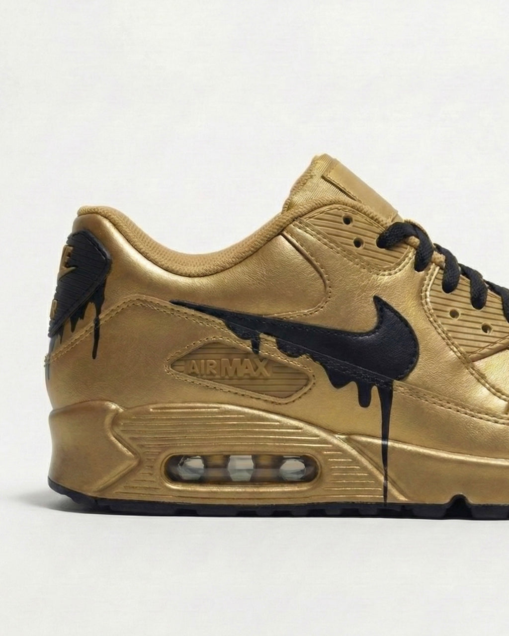Custom Air Max 90 Drip GOLD