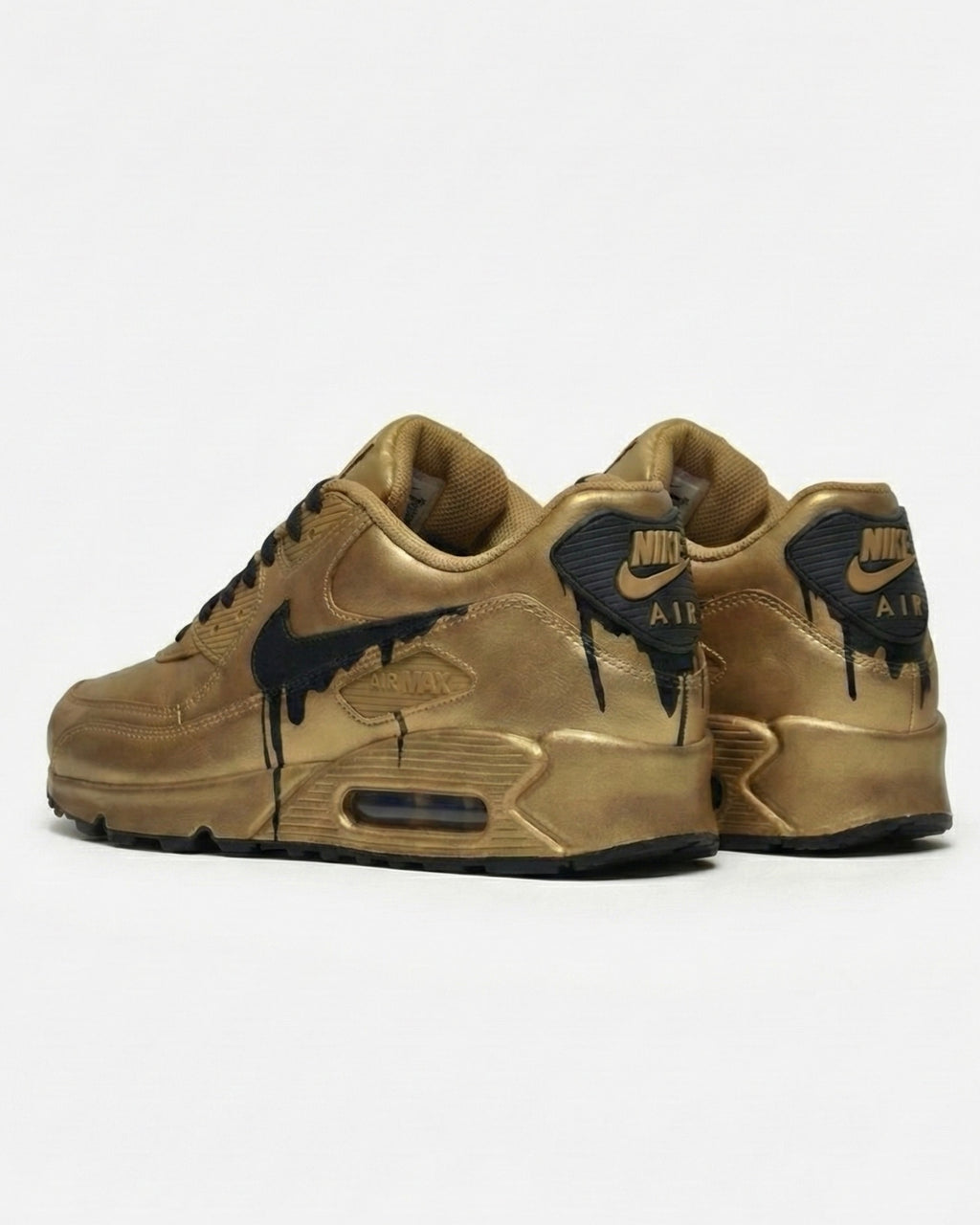 Custom Air Max 90 Drip GOLD