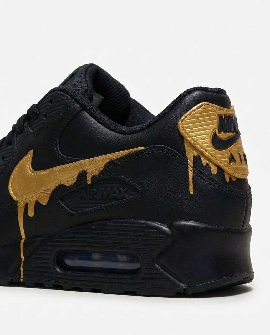 Custom Air Max 90 Drip Metallic Drip Edition